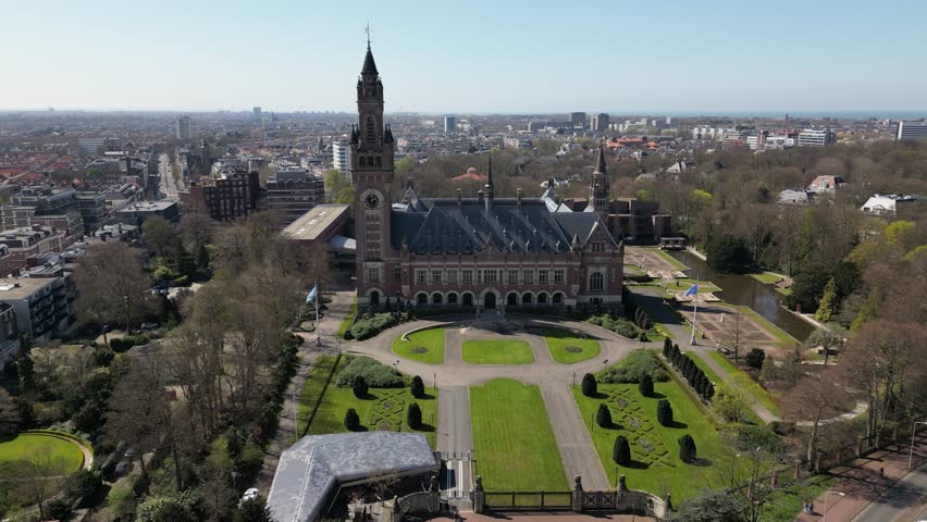 The Peace Palace (Dutch: Vredespaleis), The Hague , Netherlands