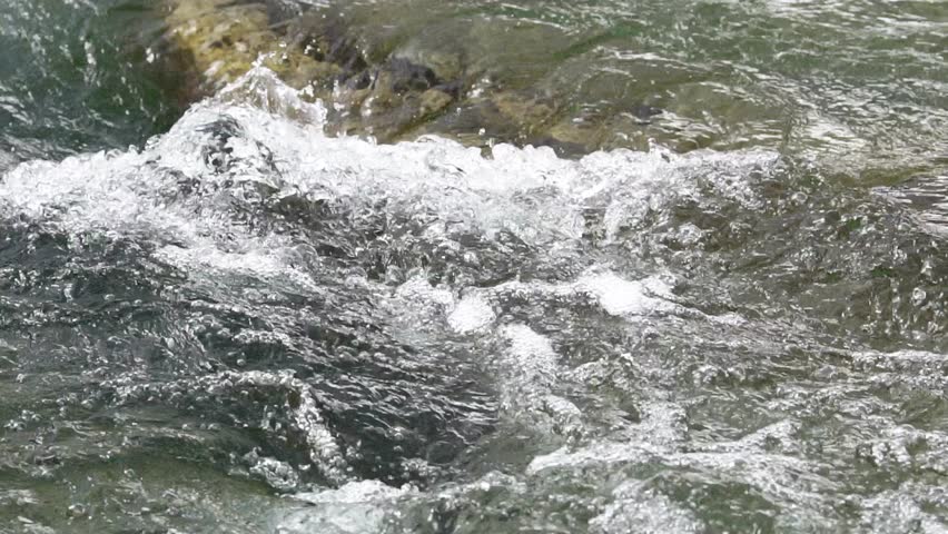 Wild water with strong current | Shutterstock HD Video #1103959169
