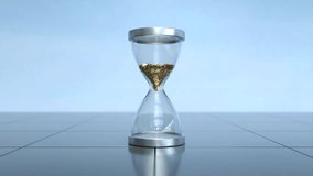 Gold coins are falling in the hourglass, Time is money concept - Powered by Shutterstock - Get 15% off with code: PIKWIZARD15