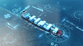  AI technology. Global Logistics international delivery concept, World map logistic and supply chain network distribution container Ship running for export import to customs cean concept technology - Powered by Shutterstock - Get 15% off with code: PIKWIZARD15