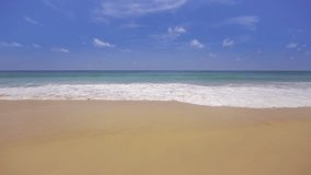 Beautiful beach sea Phuket Thailand beach summer Natural video high quality 4K ProRes422 