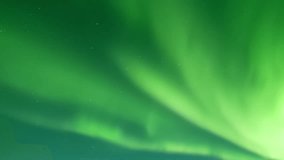 Northern lights, aurora borealis dancing in night horizone, nature color starry skies in beautiful season, stars moving and rotating. Abstract background, nice real footage. - Powered by Shutterstock - Get 15% off with code: PIKWIZARD15