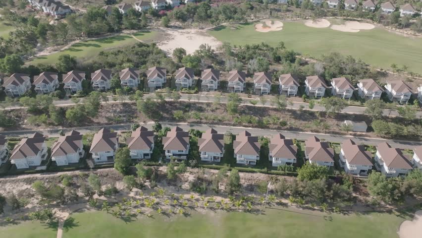 Aerial Views of Pristine Golf Fields