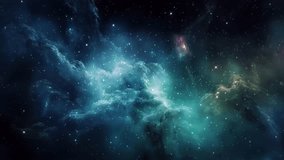 Galaxy and Nebula. Abstract space background. Endless universe with stars and galaxies in outer space. Cosmos art. Motion design. - Powered by Shutterstock - Get 15% off with code: PIKWIZARD15