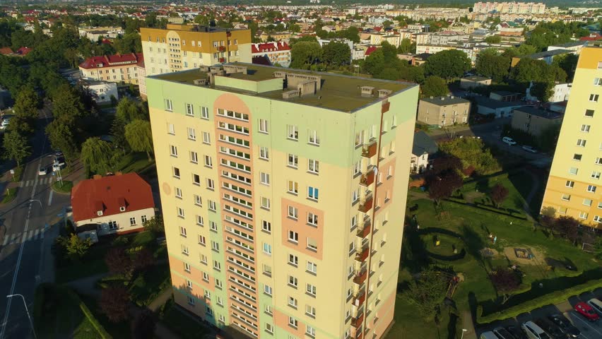 Beautiful Landscape Skyscrapers Rumia Wiezowce Krajobraz Aerial View Poland