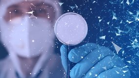 Medical technologies. Doctor with analytical computer holographic data. Futuristic innovation in medicine background.Medical technologies. Doctor with analytical digital holographic data. Futuristic - Powered by Shutterstock - Get 15% off with code: PIKWIZARD15