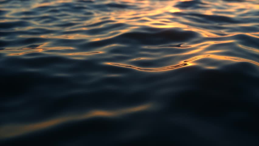 Reflection of sunlight over sea surface