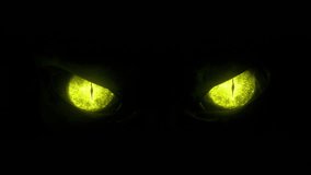 Bright glowing eyes of a monster or mythical creature opening and blinking in the dark! - Powered by Shutterstock - Get 15% off with code: PIKWIZARD15