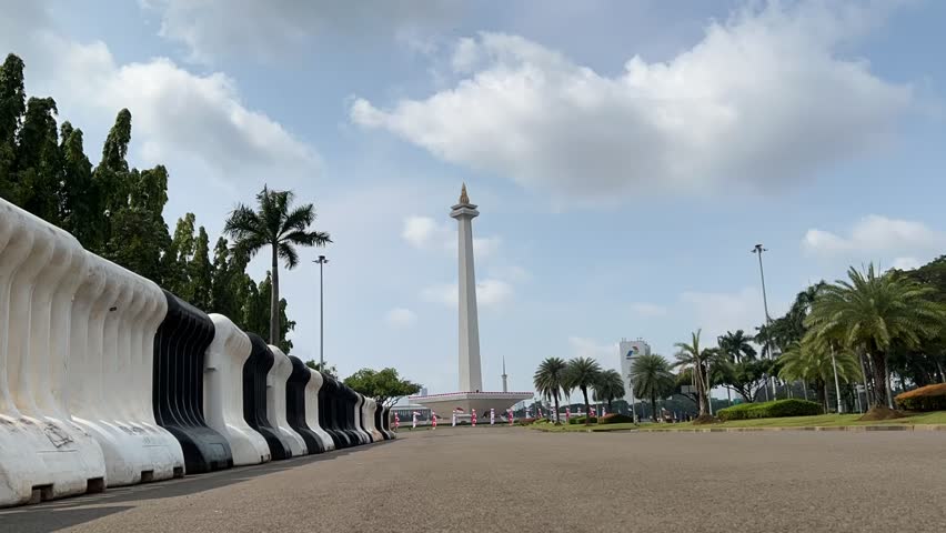 day in Monas, Jakarta, indonesia