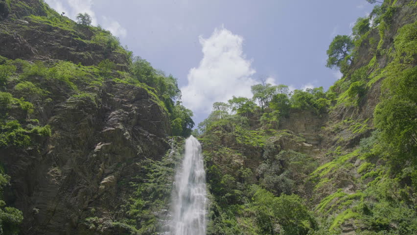 Breathtaking timelapse of a waterfall