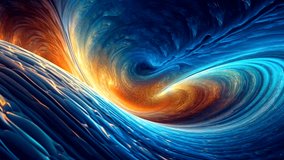  3d render art video abstract liquid background with  waves motion multi color 4k resolution