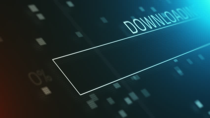 Modern digital screen showing information about downloading files with a progress bar Royalty-Free Stock Footage #1104086897