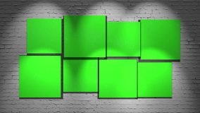Green Screen Background, Mockup Background Footage 