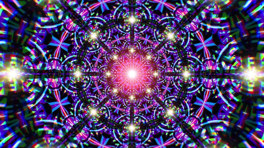 VJ Loop Background of Shining Stained Glass Pattern Tessellation. - Powered by Shutterstock - Get 15% off with code: PIKWIZARD15