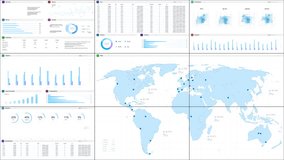 Light Monitoring Software Mockup With World Map Updating In Real Time And Graphs And Charts With Analytical Data. Computer Programm For Logistics And Distribution Template For Desktop PCs And Laptops. - Powered by Shutterstock - Get 15% off with code: PIKWIZARD15