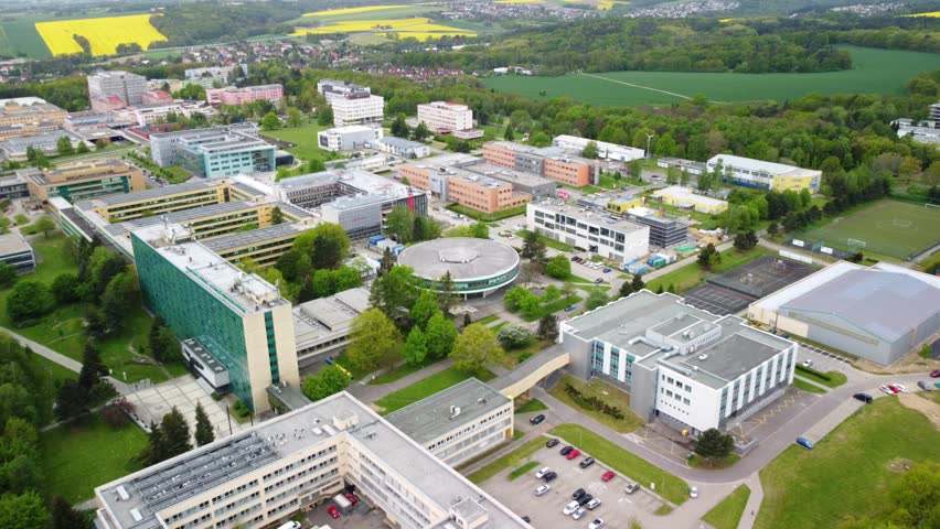 Czech Republic, Ostrava VSB University, multifunctional complex, From Dron.