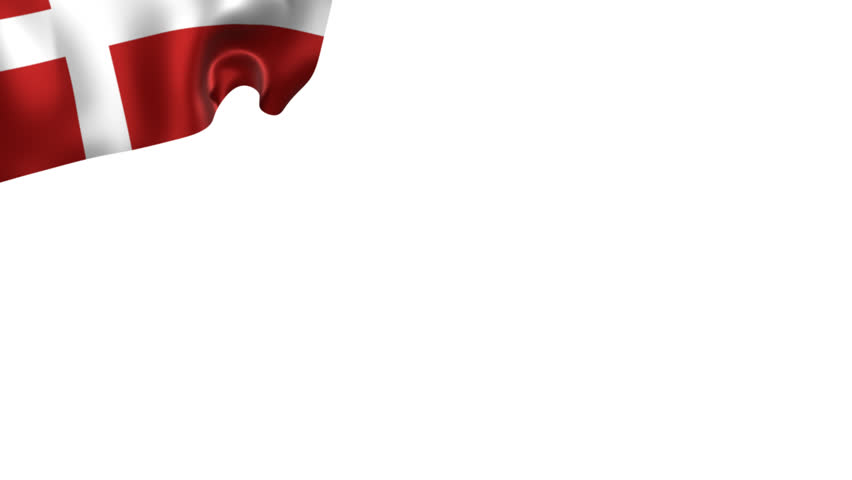 Denmark Constitution Day June 5 animation with national flag of kingdom Denmark. lettering text denmark constitution day with waving flags. suitable for greeting card animation and celebration.