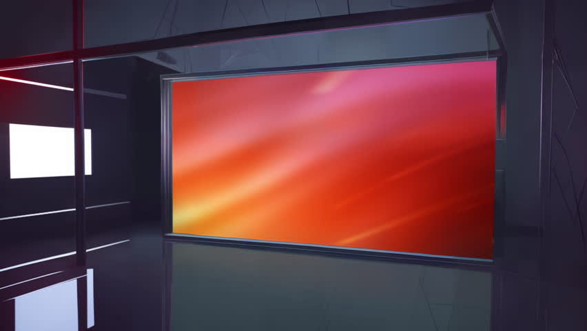3D Virtual TV Studio News with TV on Wall: A Versatile and Engaging Backdrop for Any Online Content