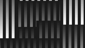 Black and grey stripes abstract minimal geometric background. Seamless looping contrast motion design. Video animation Ultra HD 4K 3840x2160