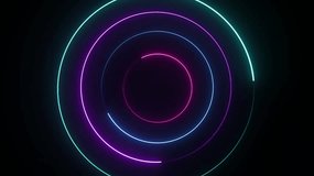 abstract loop saber circle animation background 