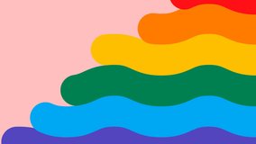 animated LGBT pride month 2023 concept transition. Rainbow LGBTQ freedom flag . Gay parade - Powered by Shutterstock - Get 15% off with code: PIKWIZARD15