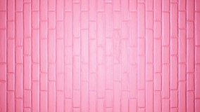 strawberry animation with brick wall and floor. Camera zoom out. Looped video background