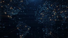 Earth map digital connection and social network. Global world communication data. Blockchain technology and database cryptocurrency concept. Business finance and crypto currency web 3.0 - Powered by Shutterstock - Get 15% off with code: PIKWIZARD15