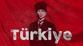 Flag of Turkey. High quality 4K resolution