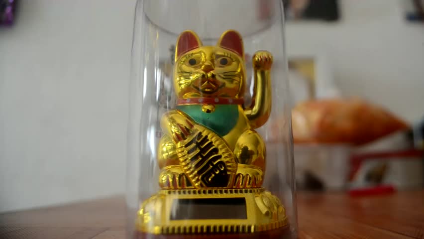 gato chino de la suerte - ¡Clips y Vídeos HD de Gratis en Videezy!
