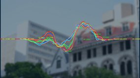 Animation of learn more text with lines over buildings and cityscape. Global business finances data processing and technology concept digitally generated video. - Powered by Shutterstock - Get 15% off with code: PIKWIZARD15