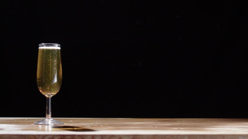 Glass of beer shattered by blow of sledge hammer, sobriety concept. Slomo Royalty-Free Stock Footage #1104242303