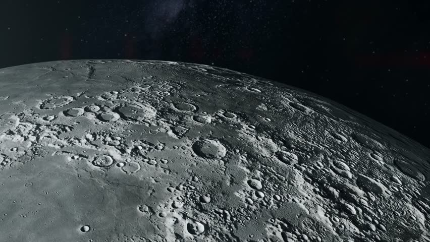 Earthrise - Earth Appearing from Behind the Surface of the Moon