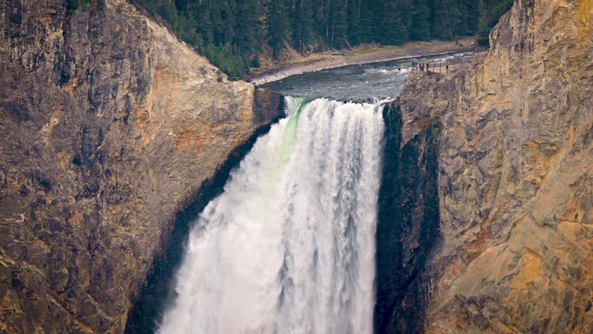 Lower Falls at the Grand Canyon of the Yellowstone in Yellowstone National Park, Wyoming