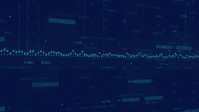 Animation of neon ticking clock over financial data processing against blue background. Global finance and business technology concept - Powered by Shutterstock - Get 15% off with code: PIKWIZARD15