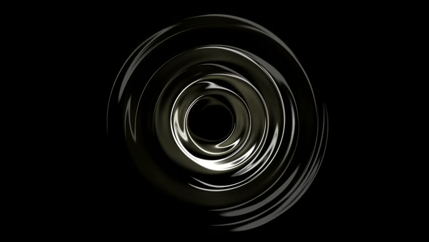 Water ripple or rings on plain black background | Shutterstock HD Video #1104272451