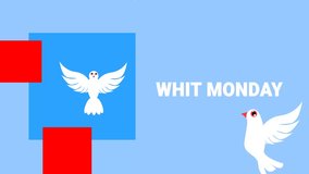 Whit Monday with a Pigeon animated video