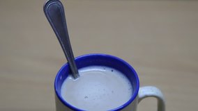 Cup or mug of coffee or tea or milk.