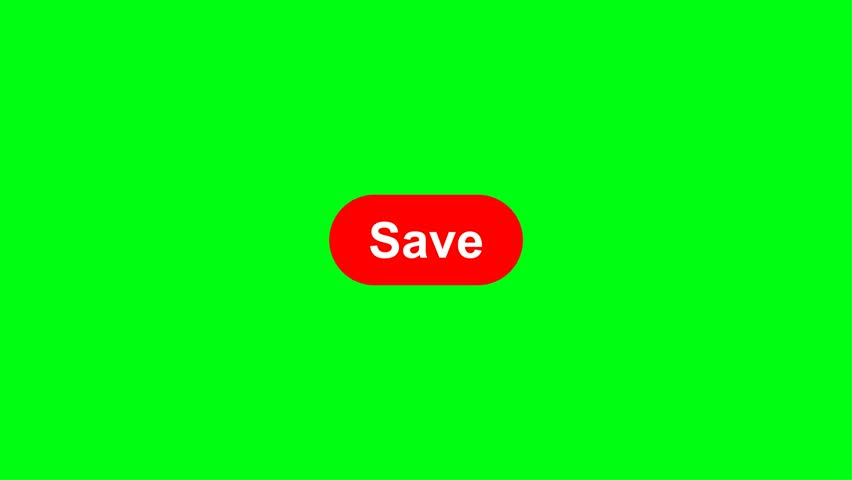 simple animation of cursor icon clicking save button. pack of animated templates for video editing. a set of flat design animated templates for web design or app design
