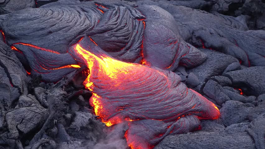 dark lava flow In Iceland Royalty-Free Stock Footage #1104304701