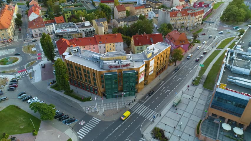 Qubus Hotel Rondo Gorzow Wielkopolski Aerial View Poland