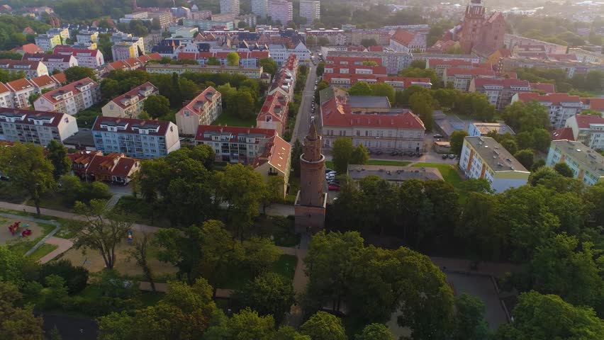 Tower Stargard Baszta Morze Czerwone Aerial View Poland