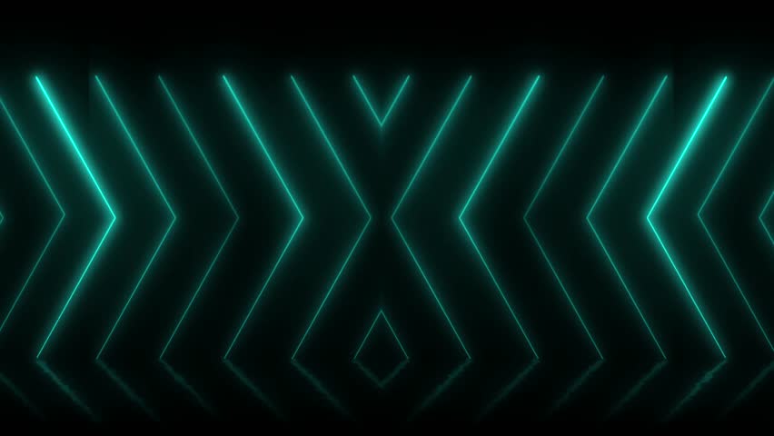 Aqua teal Neon arrows design texture background pattern abstract wallpaper live performance concert disco element computer graphic design LED WALL stage technology abstract seamless background 4k | Shutterstock HD Video #1104352109