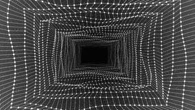 Animated white color dots and lines 3d rectangular mesh wiggling effect background - Powered by Shutterstock - Get 15% off with code: PIKWIZARD15