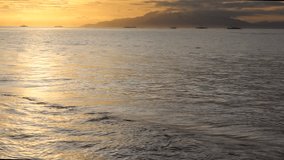 Video A beautiful view of the sunrise on Jayapura's Kupang beach in the morning.