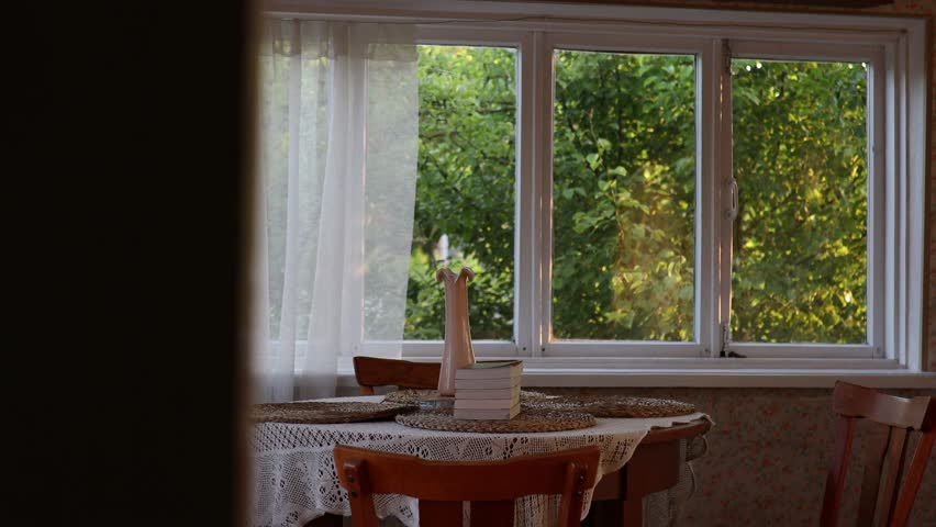 window of an old country house
