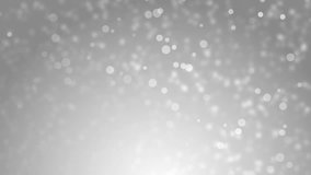Blurred particles on glitter background - seamless loop. Silver smooth abstract surface stars looping animated background. valentine's day. More sets footage in my portfolio. 