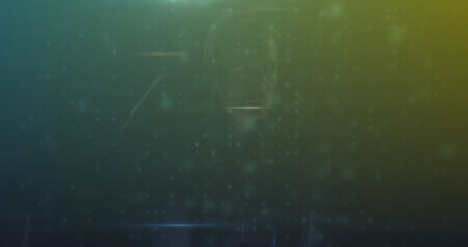 Animation of connected icons over text, letters, symbols and numbers against abstract background. Digitally generated, hologram, illustration, communication, globalization and technology concept. | Shutterstock HD Video #1104443511