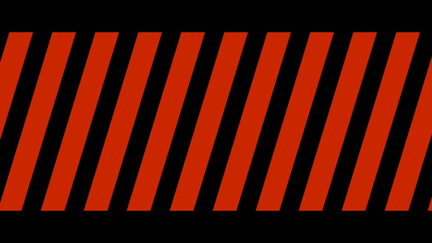 Rolling orange warning tape orange stripes on black background Warning tape indicating increased danger, stripes moving from right to left. Looped video. Royalty-Free Stock Footage #1104453827