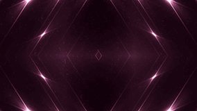 VJ Fractal pink kaleidoscopic background. Background motion with fractal design. Disco spectrum lights concert spot bulb. More sets footage in my portfolio. 