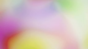 Colorful gradient background texture pattern. Moving abstract blurred background. Smooth color mixing fluid animation.